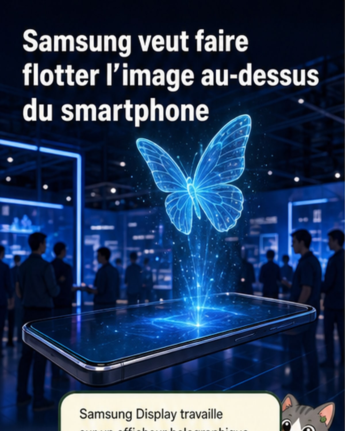 Un écran Samsung pourrait projeter des images flottantes