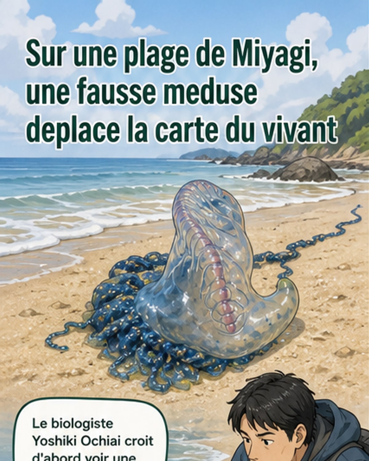 Une nouvelle espèce de physalie découverte au Japon