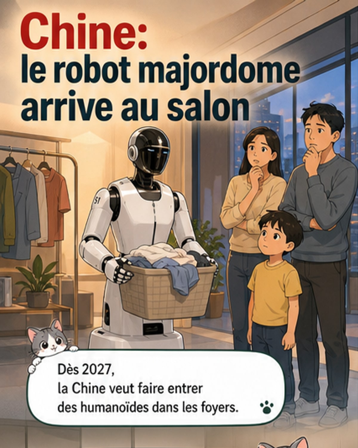 Des robots majordomes bientôt dans les foyers chinois