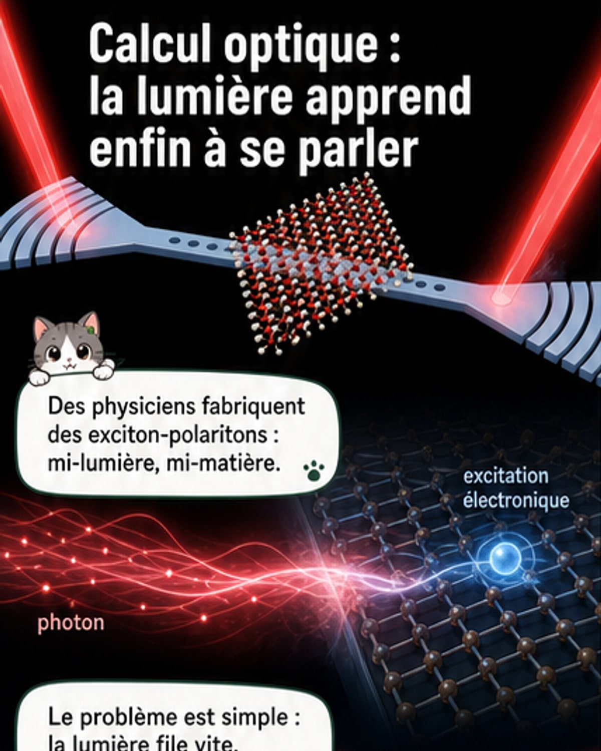 Des particules mi-lumière mi-matière pour le calcul de demain