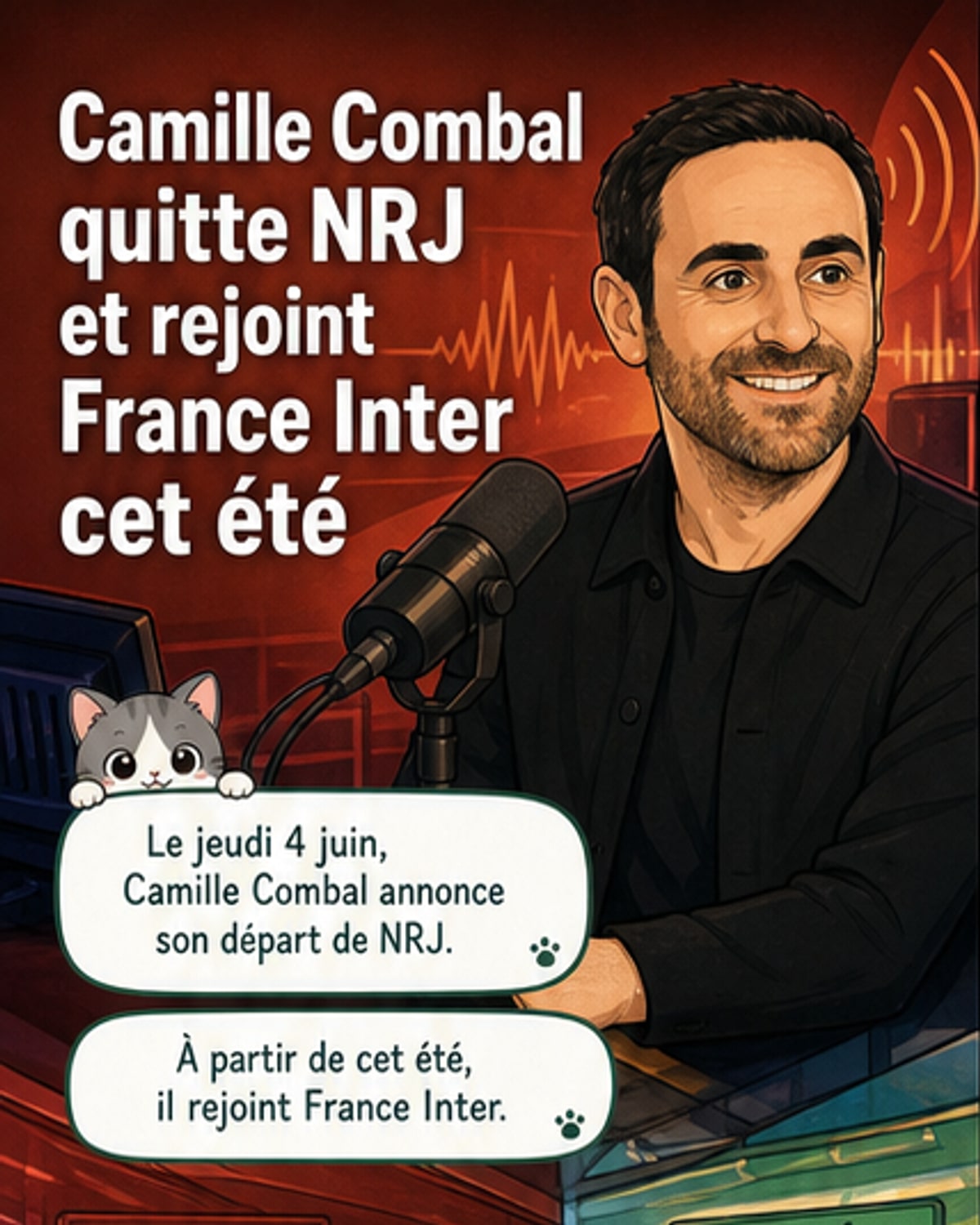 Camille Combal rejoint France Inter