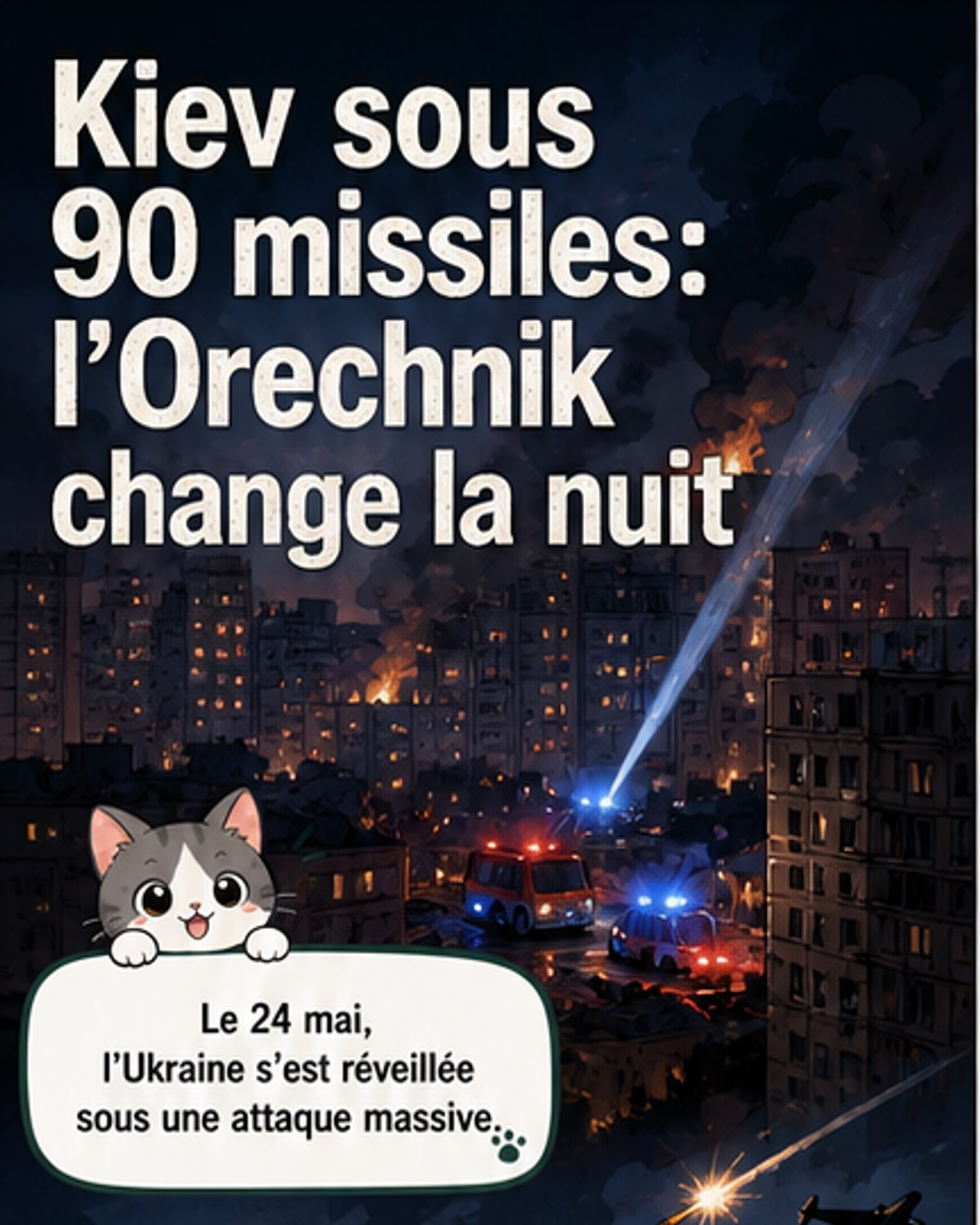 Nuit de terreur à Kiev après le tir du missile Orechnik