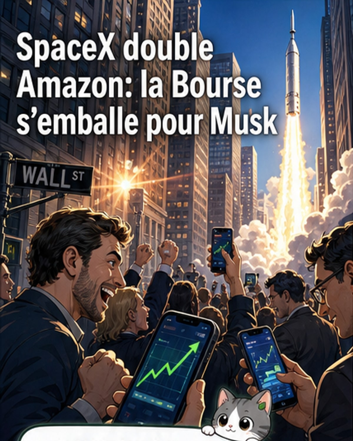 SpaceX entre dans le top 5 mondial