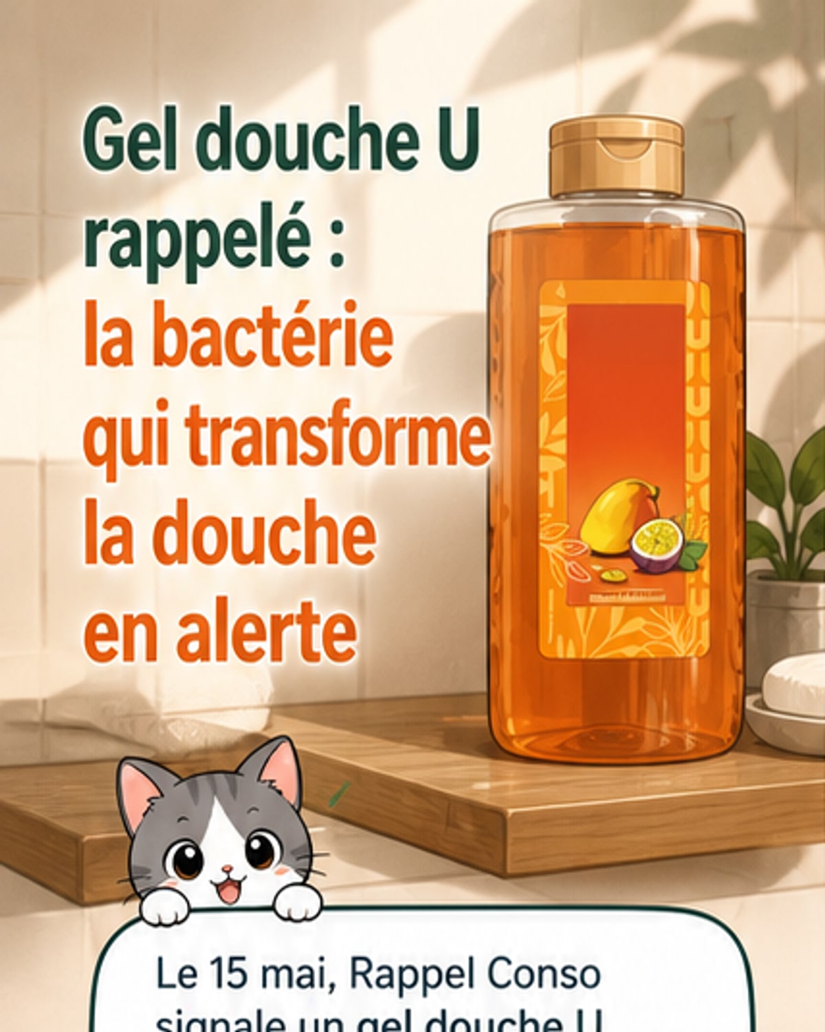 Rappel national pour un gel douche U