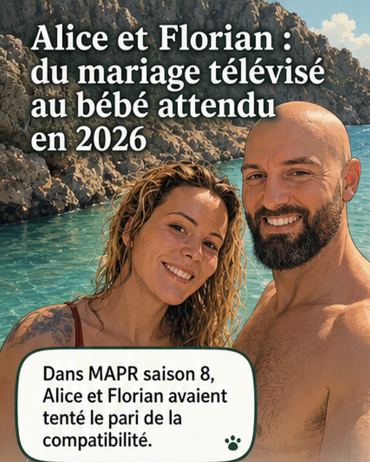 Florian et Alice attendent un bébé