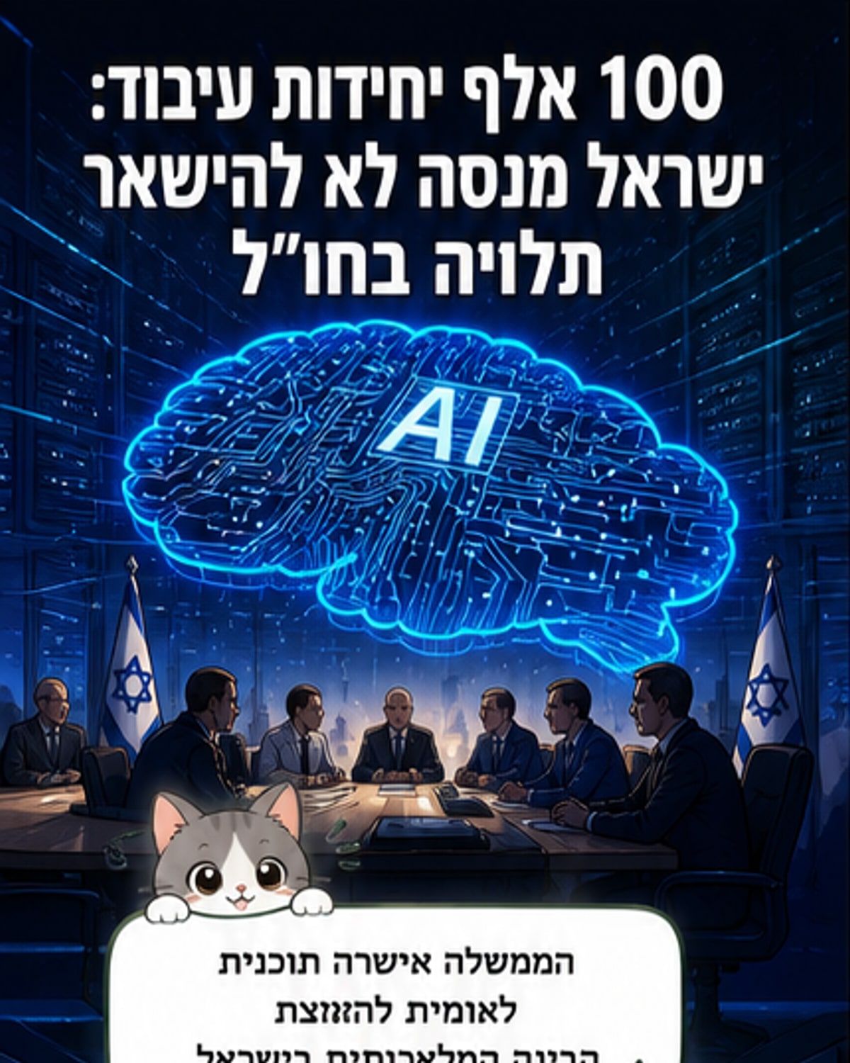 ישראל משיקה תוכנית AI לאומית