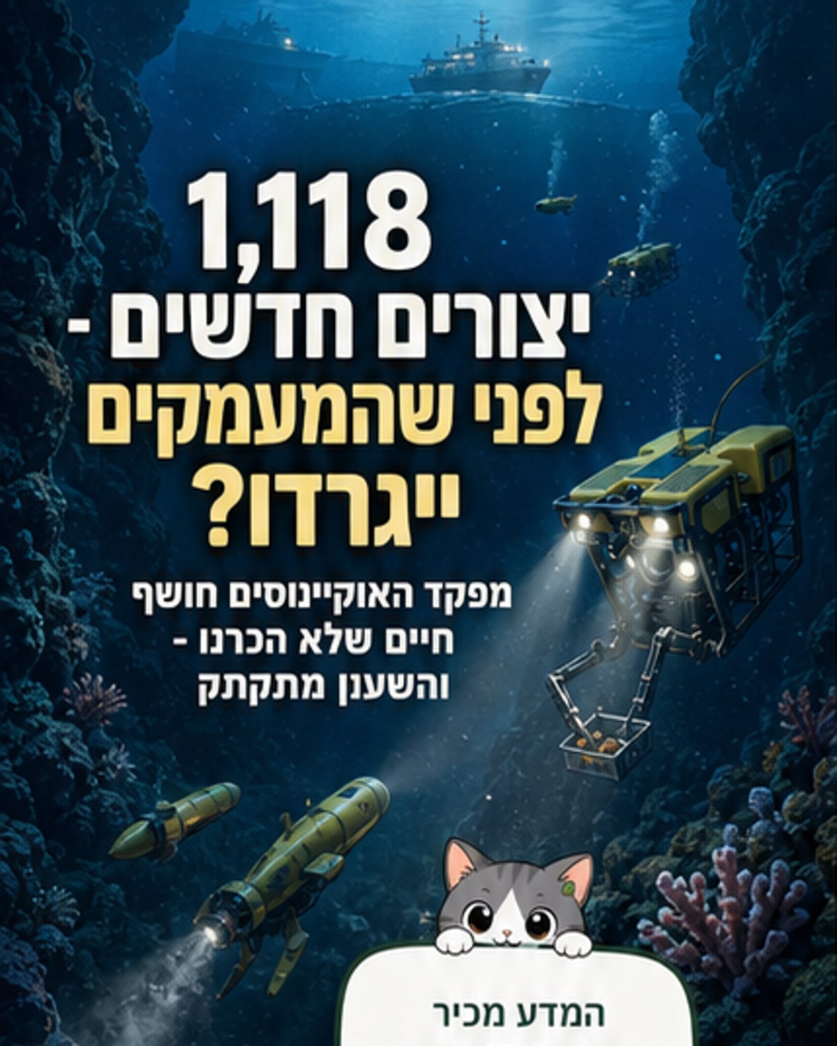 גילינו 1,100 מפלצות ים חדשות