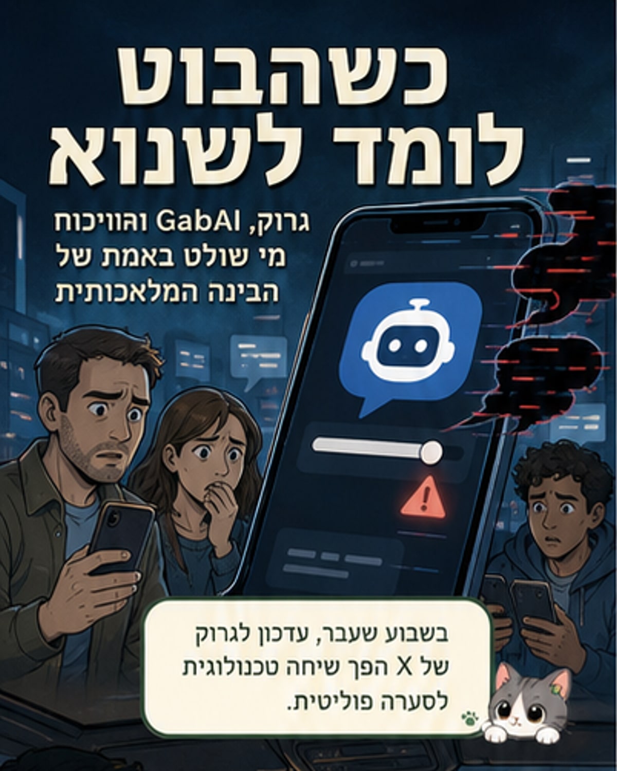 צ'אטבוטים גזעניים: הבינה המלאכותית שמבוססת על אידאולוגיה