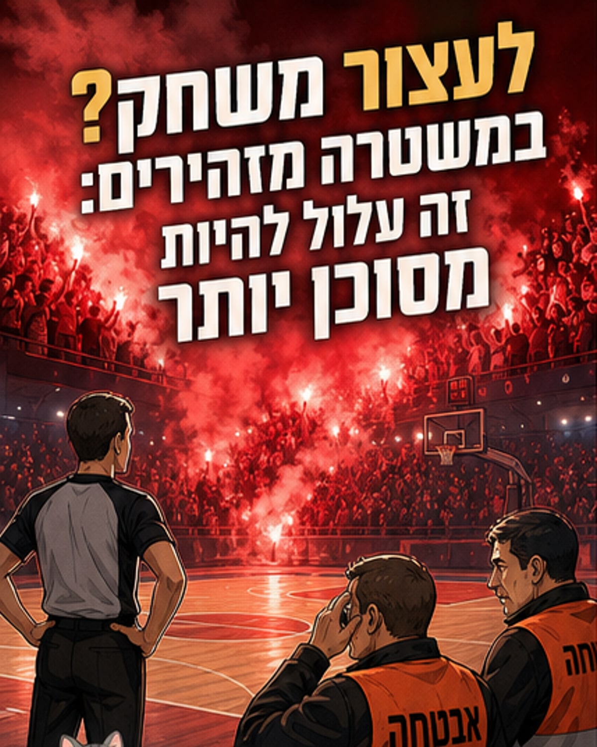 המשטרה מתנגדת להפסקת משחקים