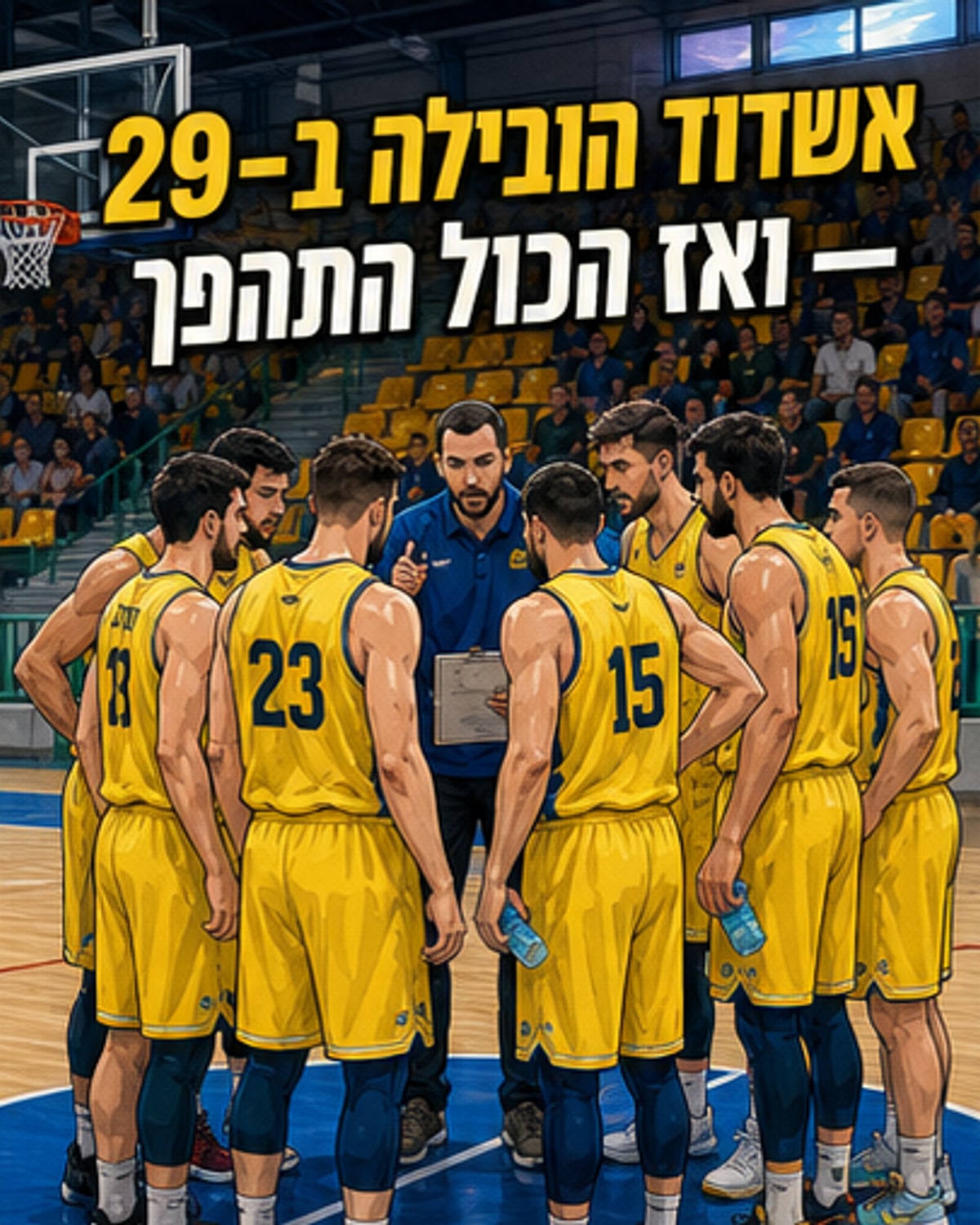 הפסד דרמטי לאחר יתרון של 29