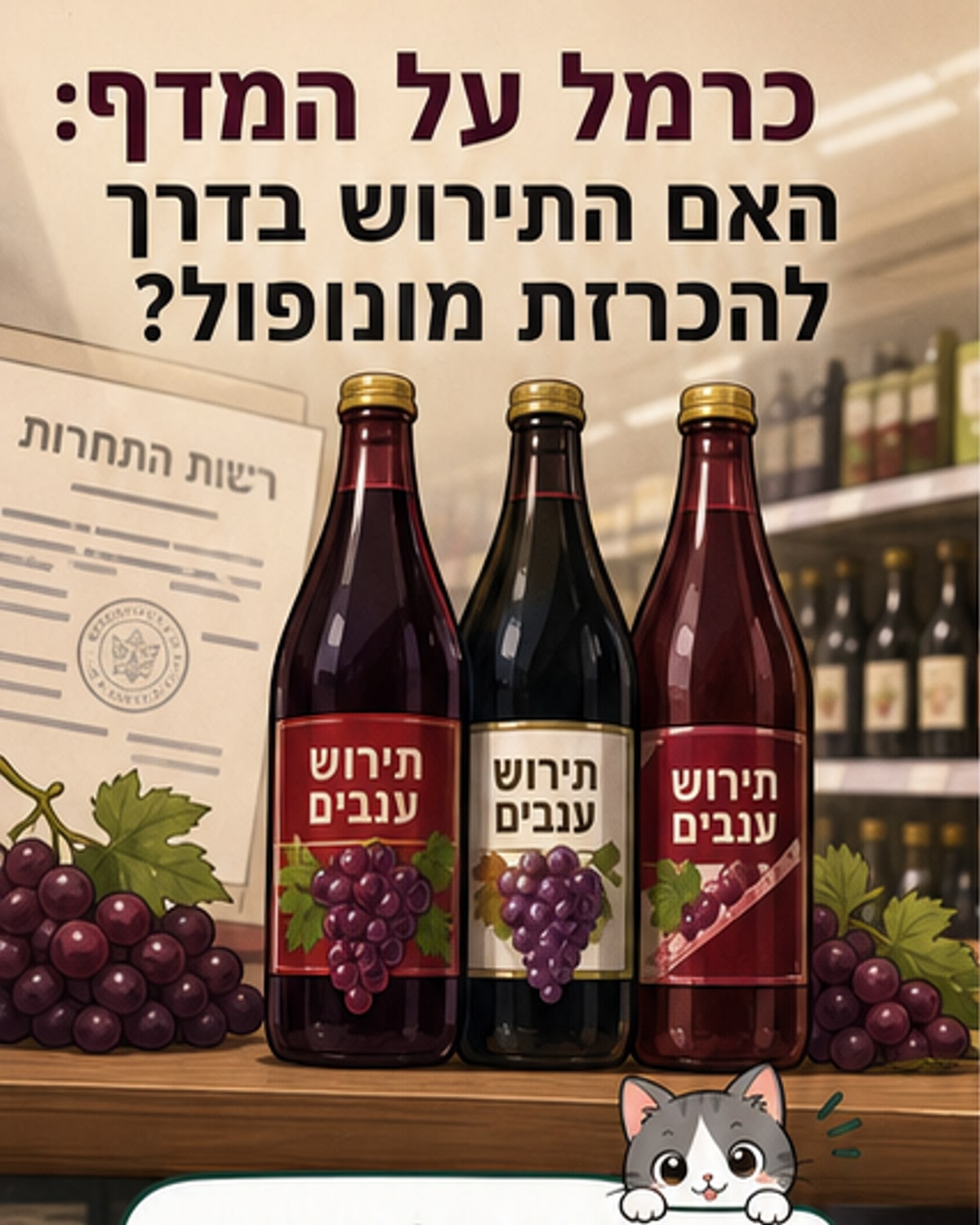 האם כרמל תוכרז כמונופול?
