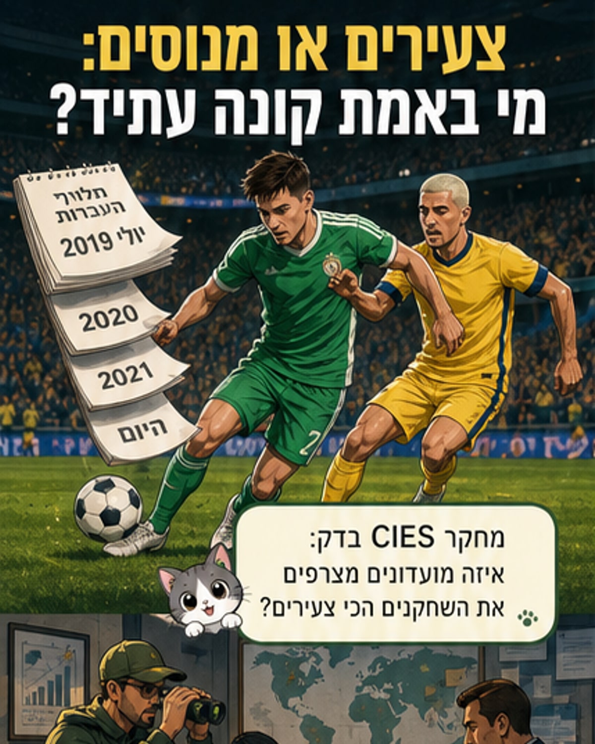 איזו קבוצה קונה את השחקנים הצעירים ביותר?
