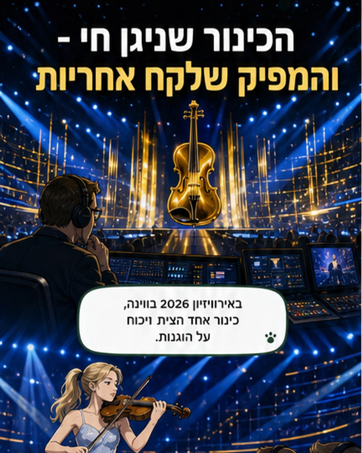 מי עמד מאחורי סערת הנגינה החיה באירוויזיון?