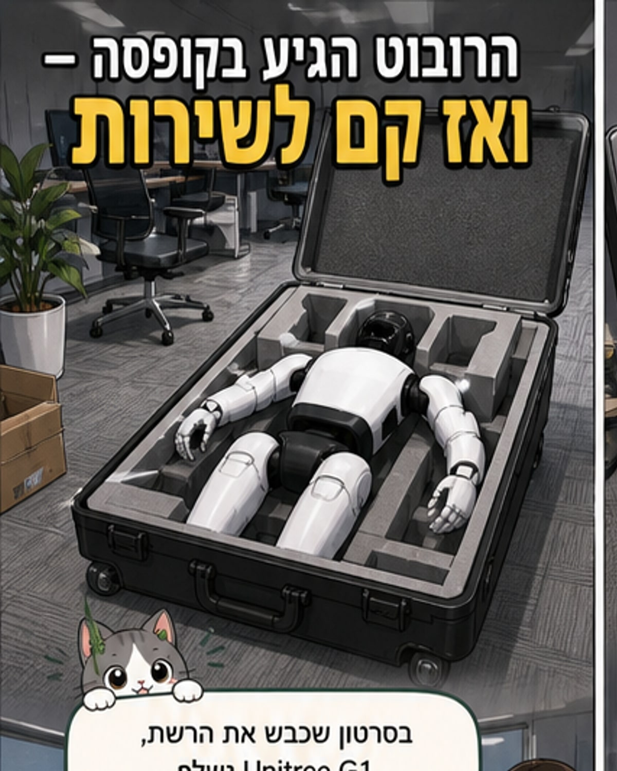 רובוט דמוי-אנוש יצא מקופסה