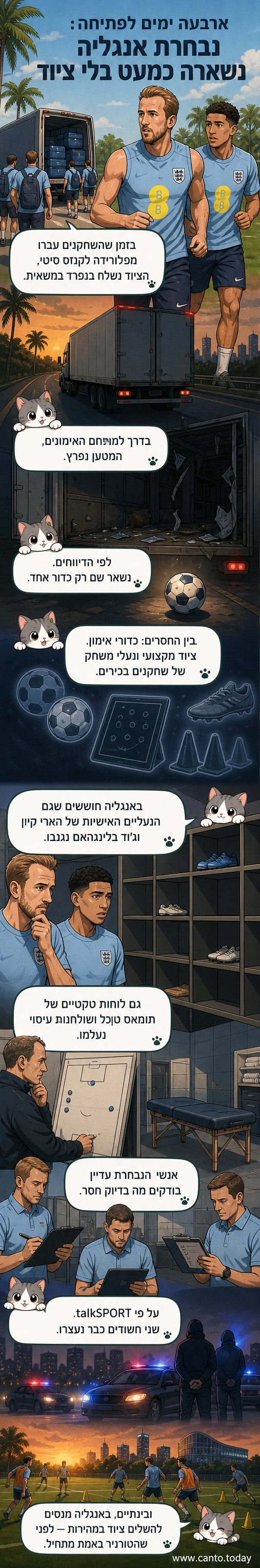 שחקני נבחרת אנגליה מתאמנים, עם תמונת רקע של אזור אימונים.