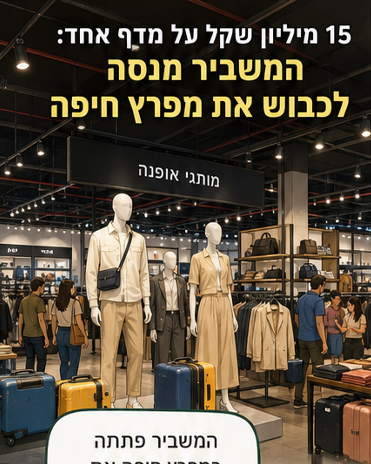 המשביר פותחת סניף חדש במפרץ חיפה
