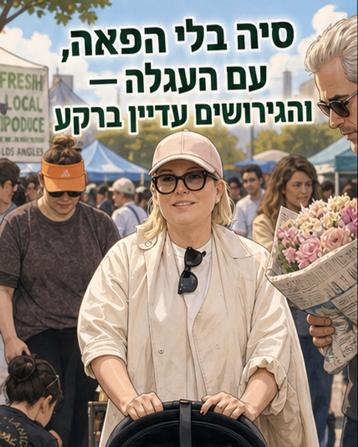 סיה מטיילת עם הילד אחרי הגירושים
