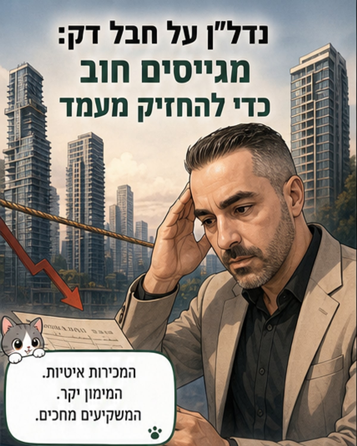 חברות נדל"ן מגייסות כדי לשרוד, לא לצמוח