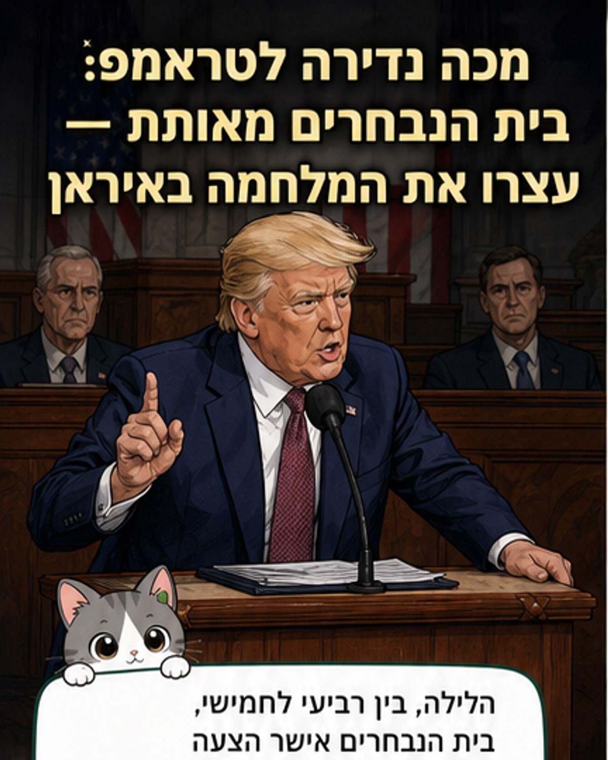ארבעה רפובליקנים ערקו – וmiegen על טראמפ