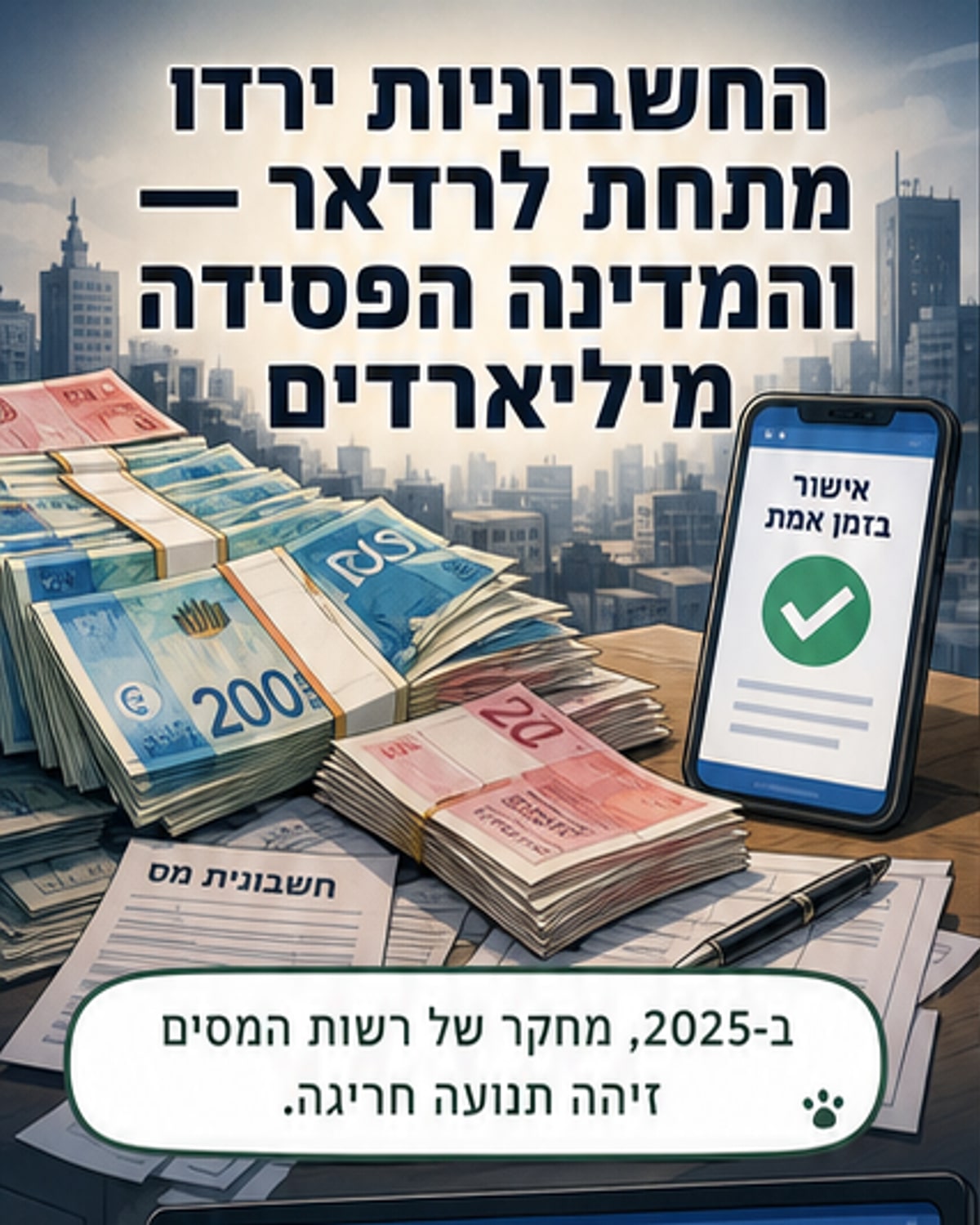 המדינה איבדה 3 מיליארד מסחר עקיפה