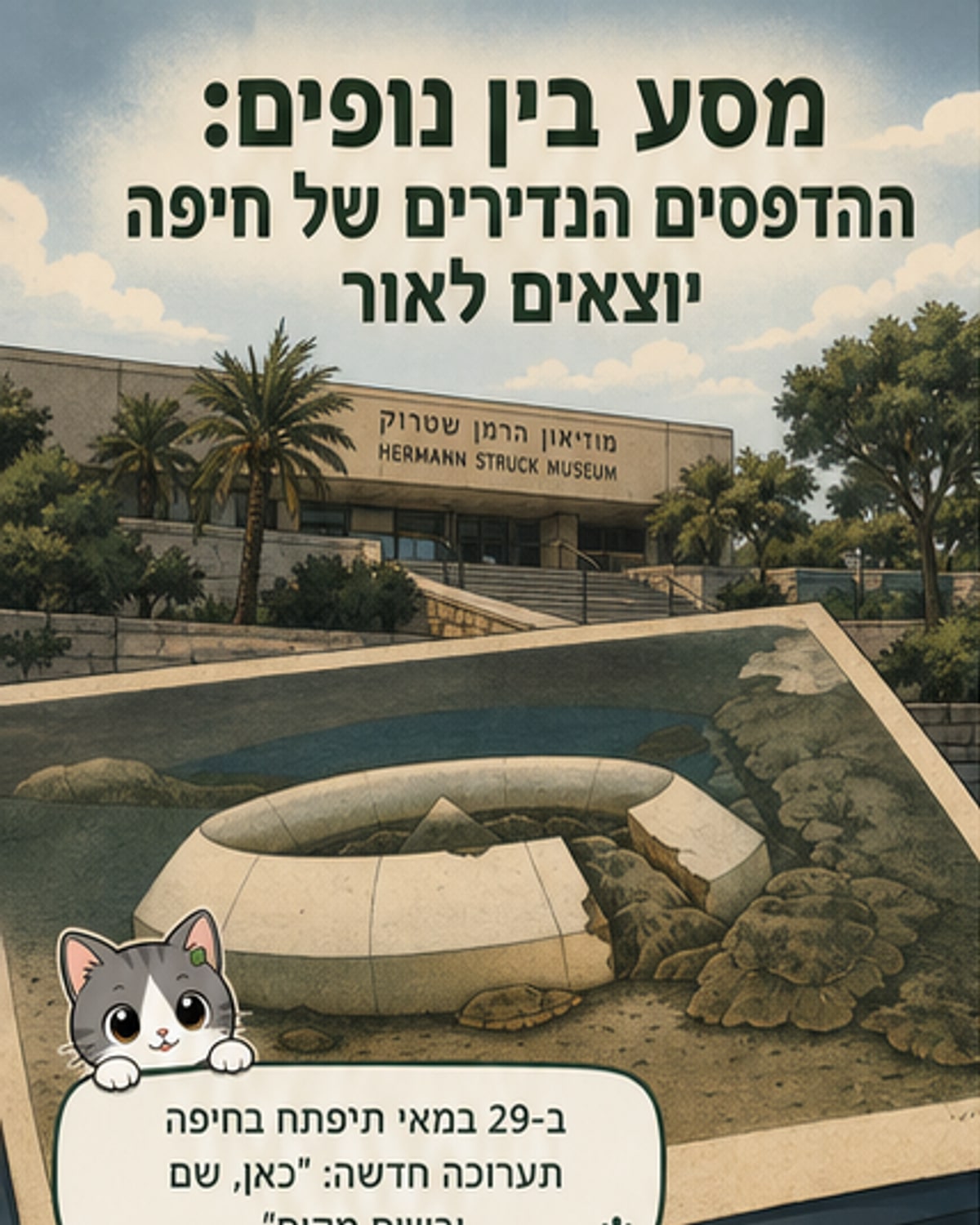 תערוכה חדשה של הדפסים מרחפים בין מציאות למופשט