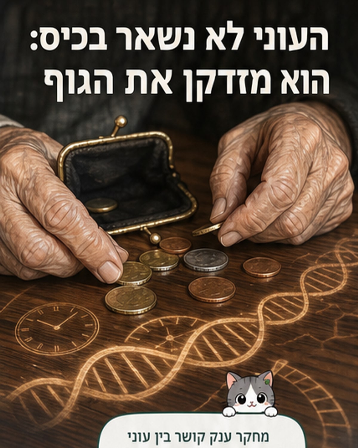 עוני מאיץ את הזדקנות הגוף