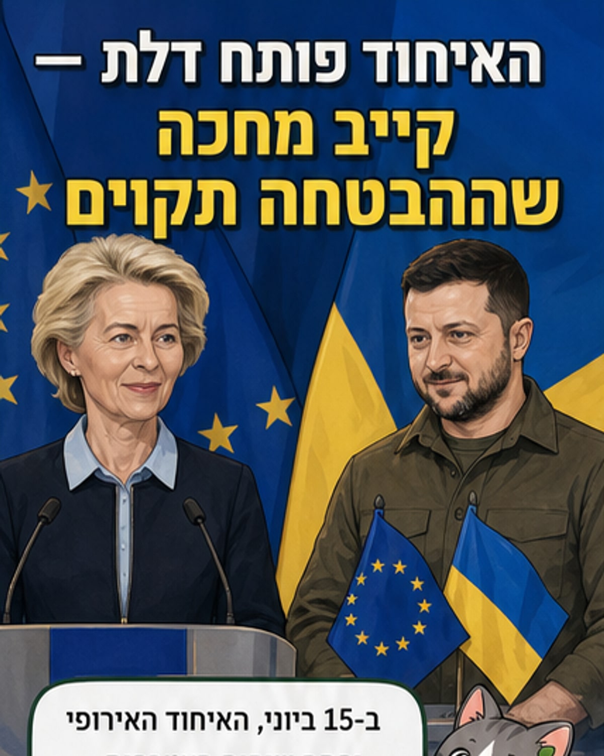 האיחוד האירופי פותח משא ומתן עם אוקראינה