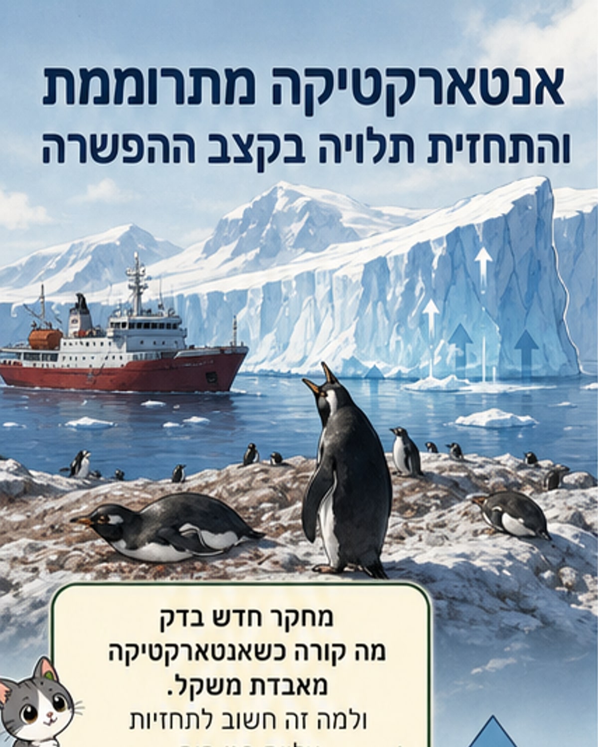 אנטארקטיקה מתרוממת – והים מתקרב