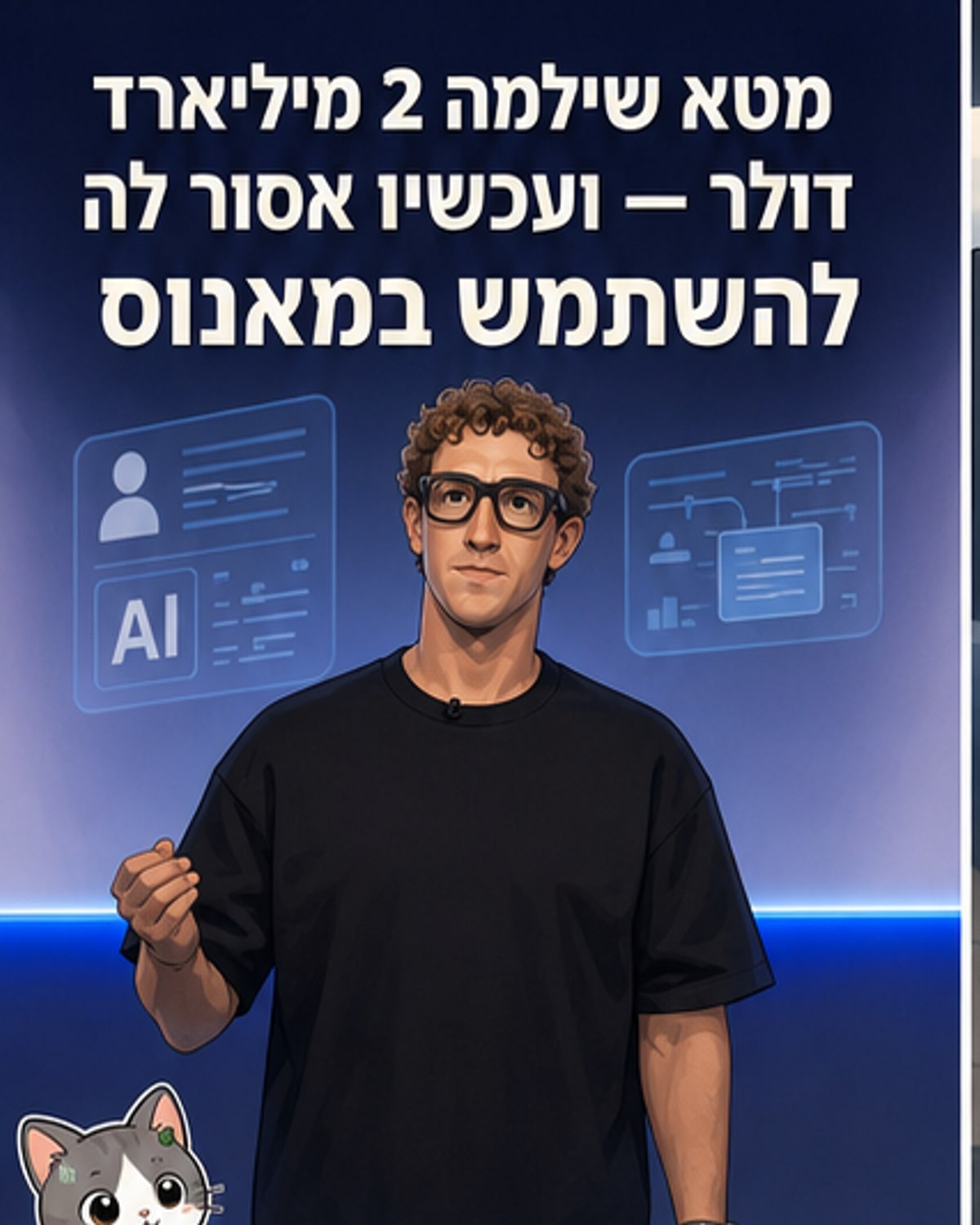 מטא חותכת את מאנוס: שני מיליארד דולר בפח