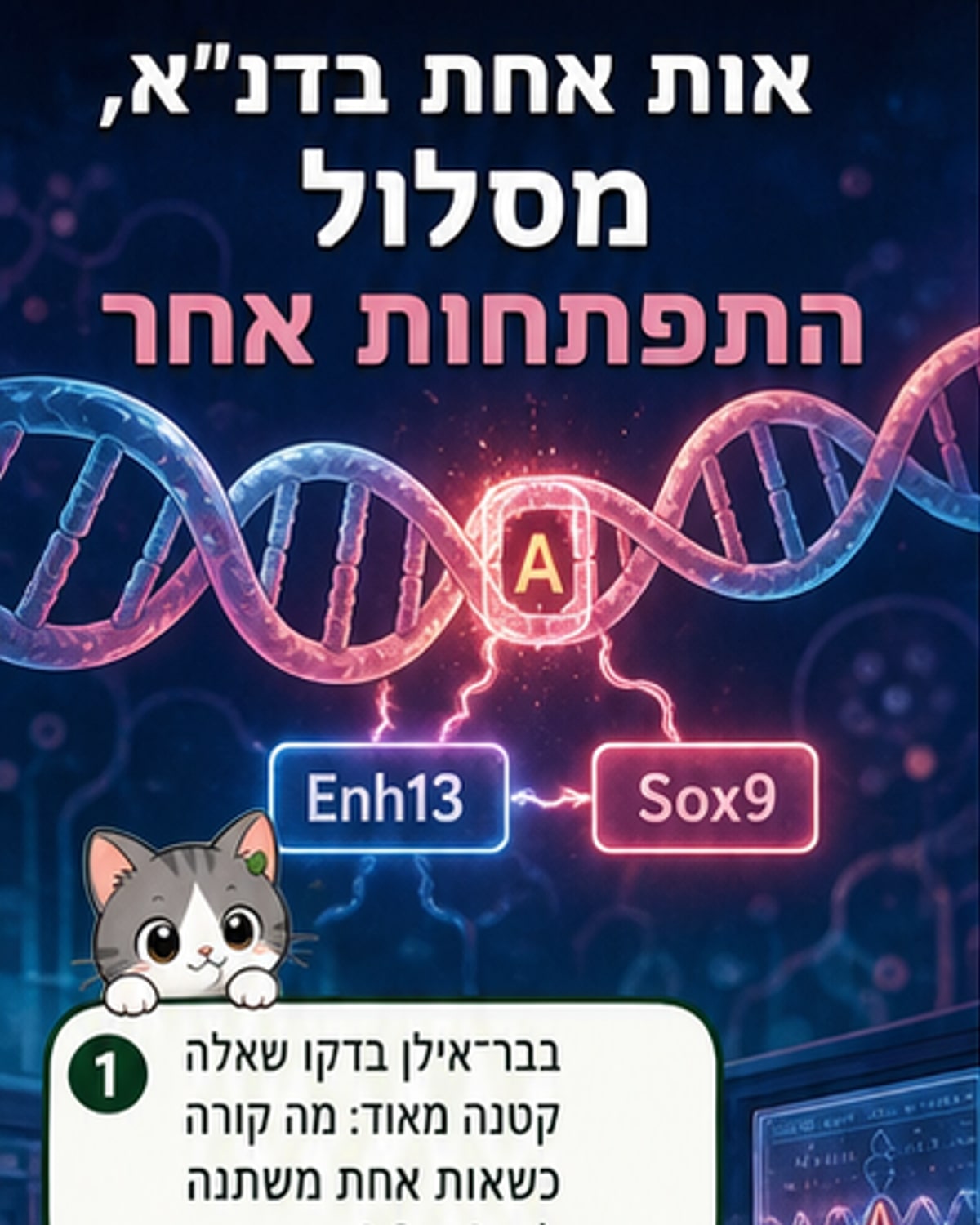 שינוי זעיר בדנ"א שינה את מין העכבר