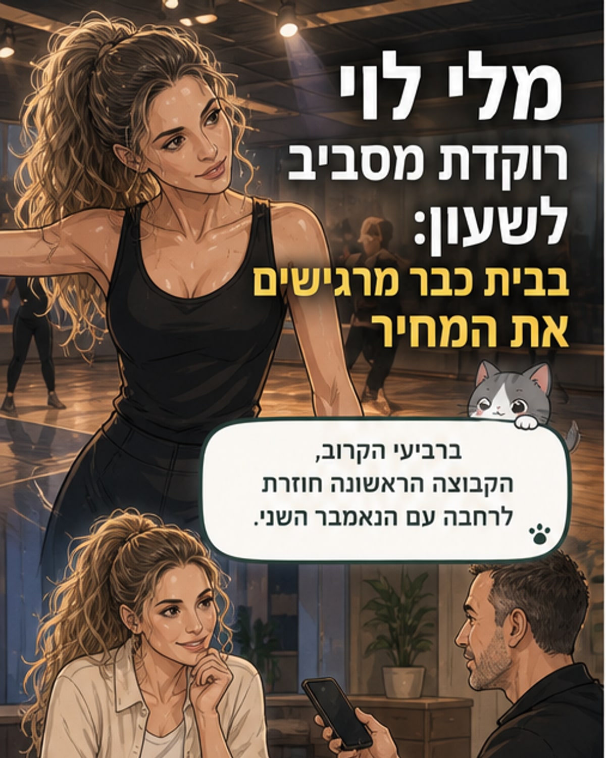 מלי לוי על רוקדים: "מפוטרת מתפקידי אמא"