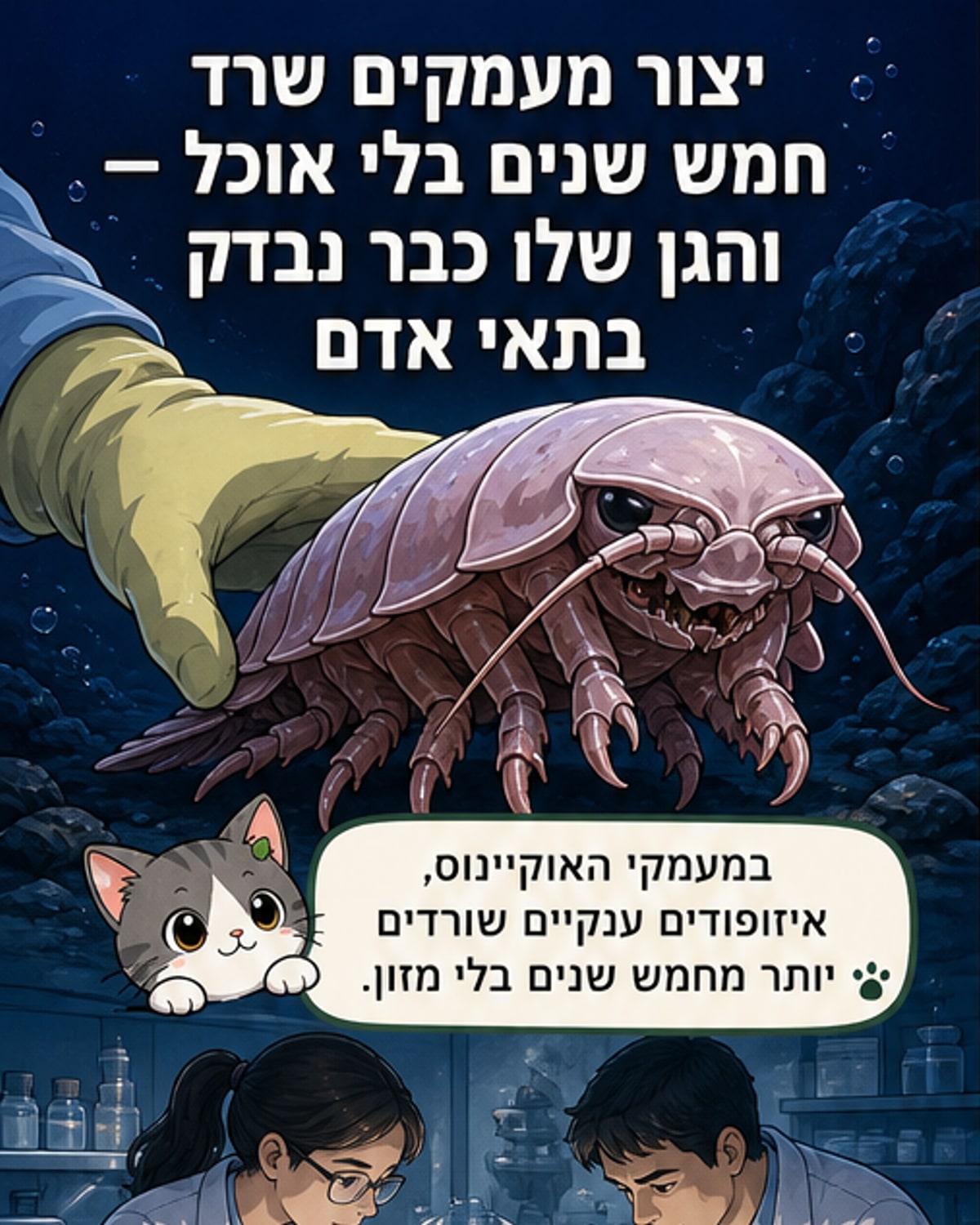 גן מהאוקיינוס העמוק יוכול להאט את חילוף החומרים של בני אדם