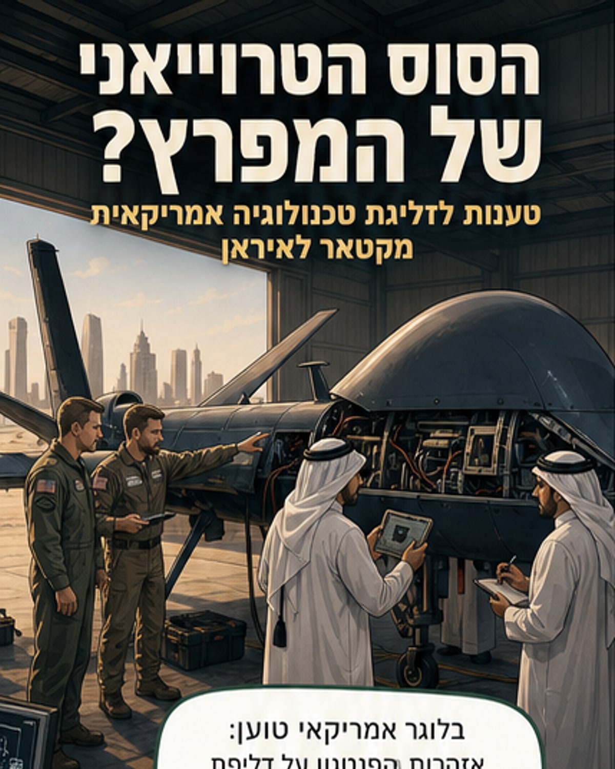חשש מזליגת טכנולוגיה אמריקאית לאיראן דרך קטאר