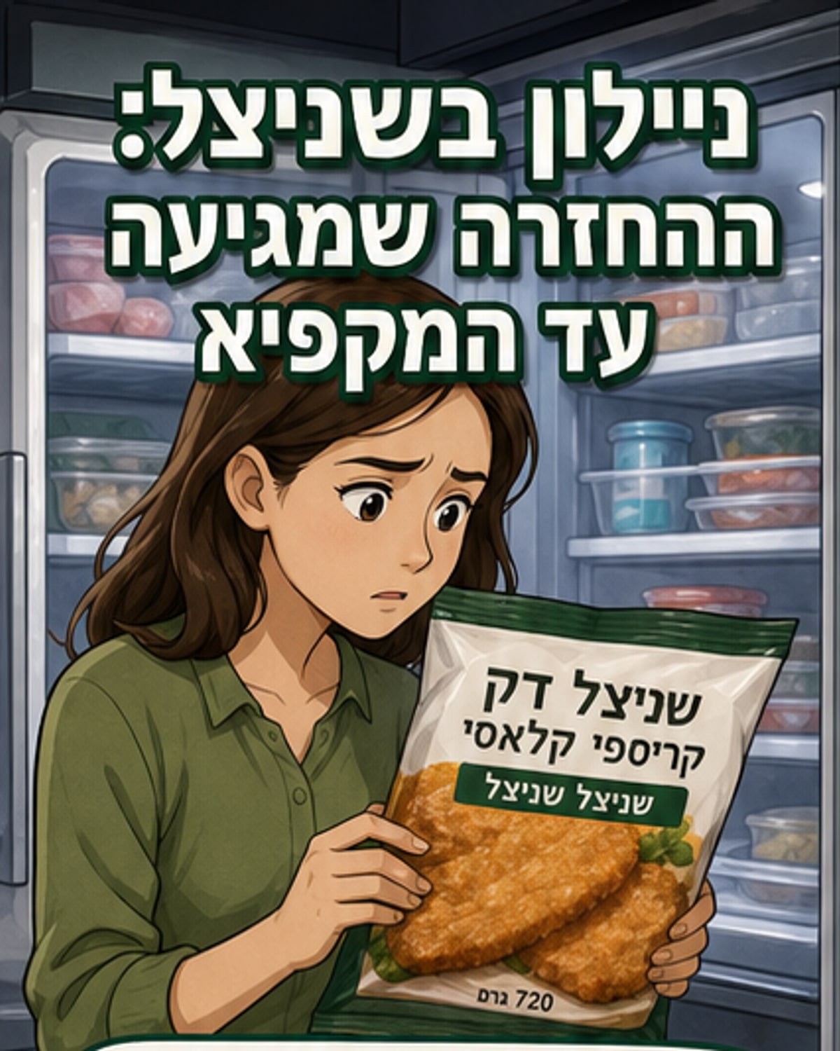 החזרת שניצלים בגלל ניילון במוצר