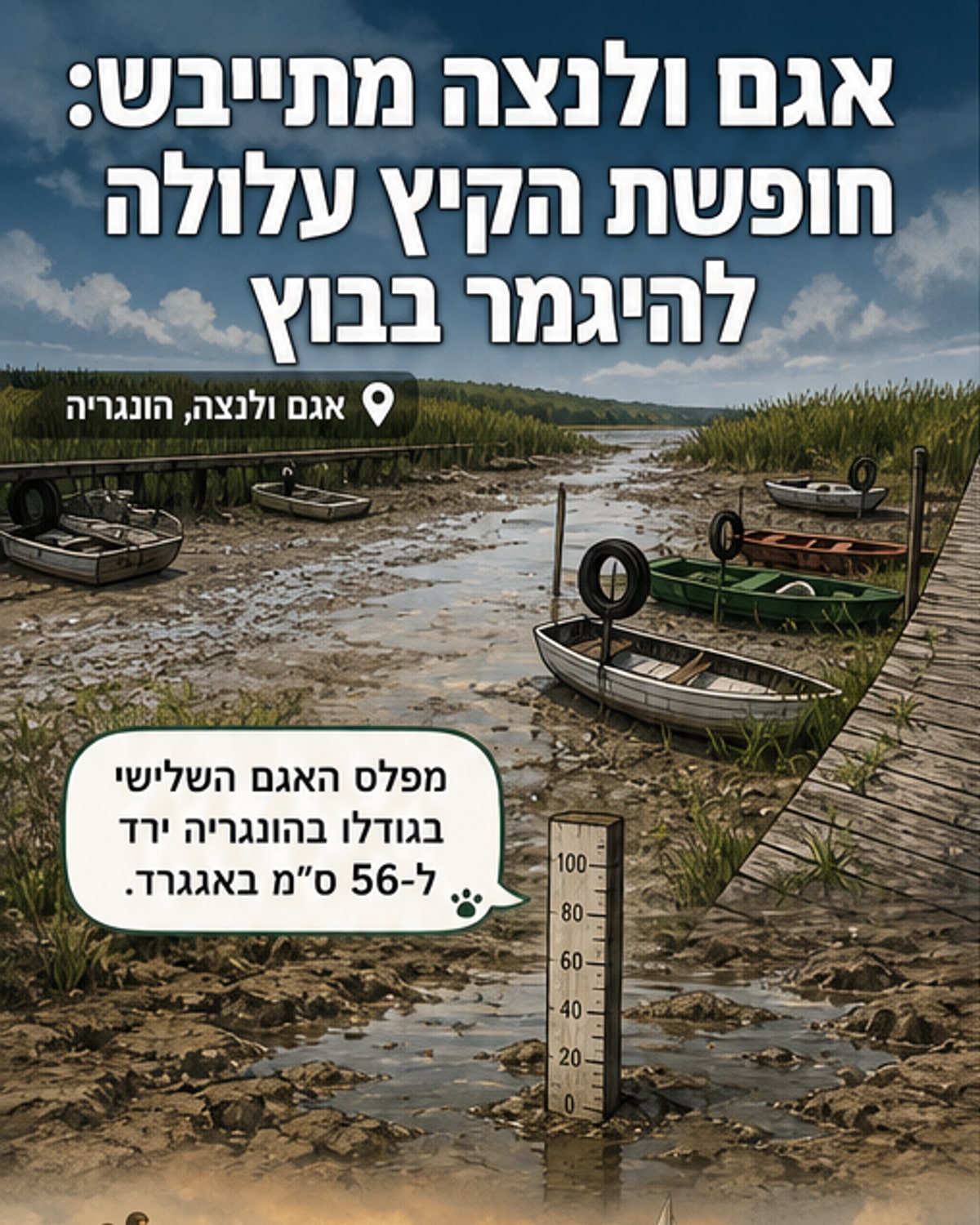 אגם ולנצה הולך ונעלם