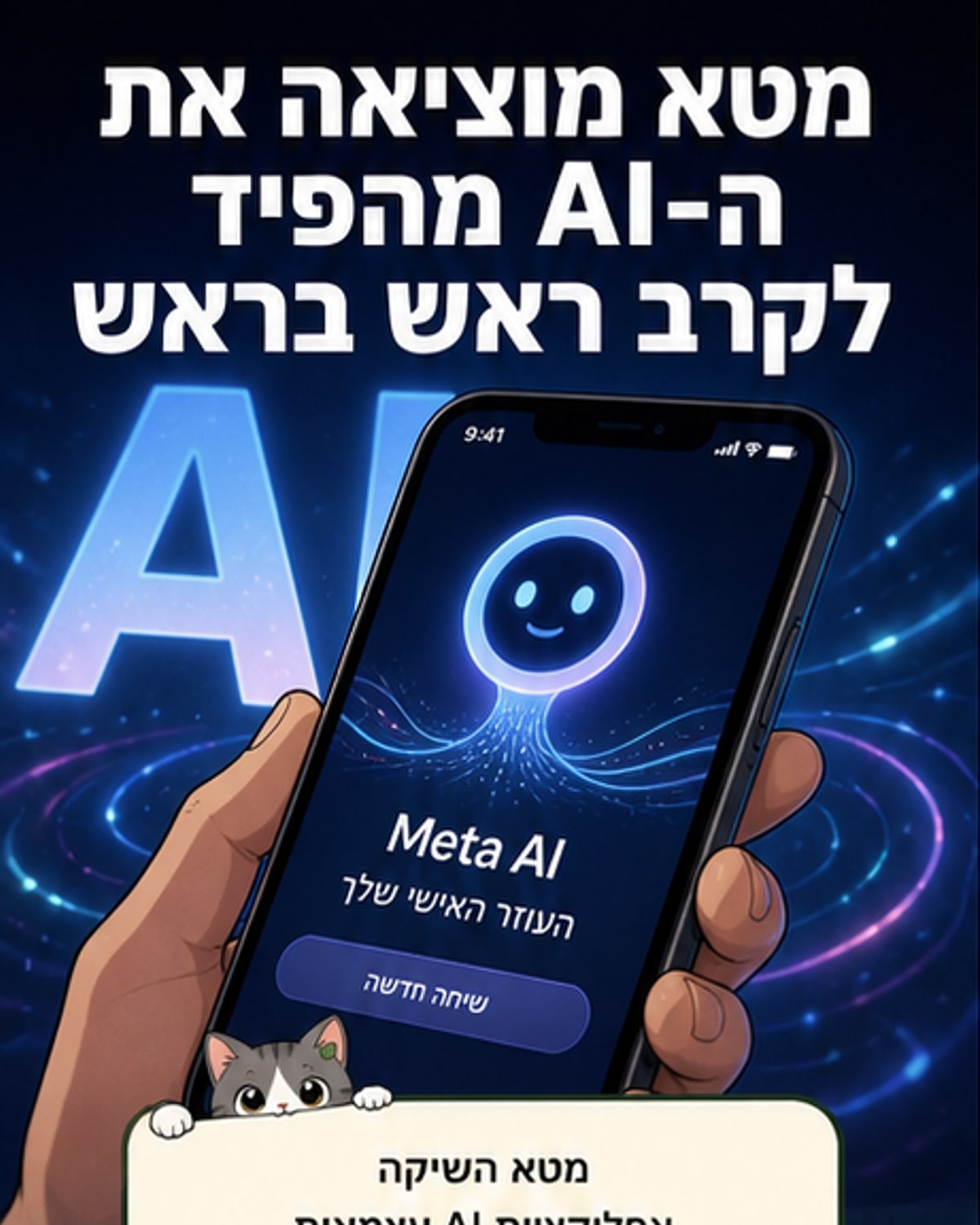 מטה משיקה אפליקציה עצמאית לבינה מלאכותית