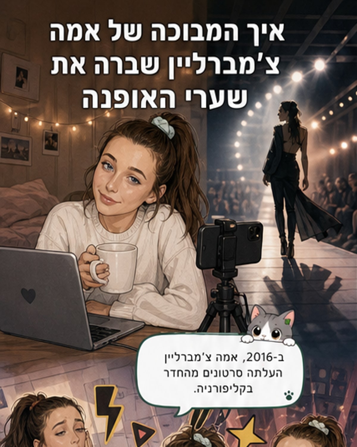 אמה צ'מברליין: מיו-טיוברית לאייקון אופנה