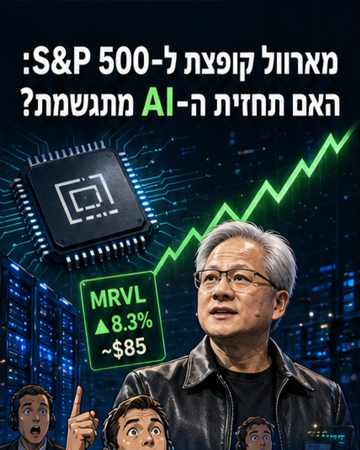 מארוול נכנסת ל-S&P 500 – זינוק של 8%