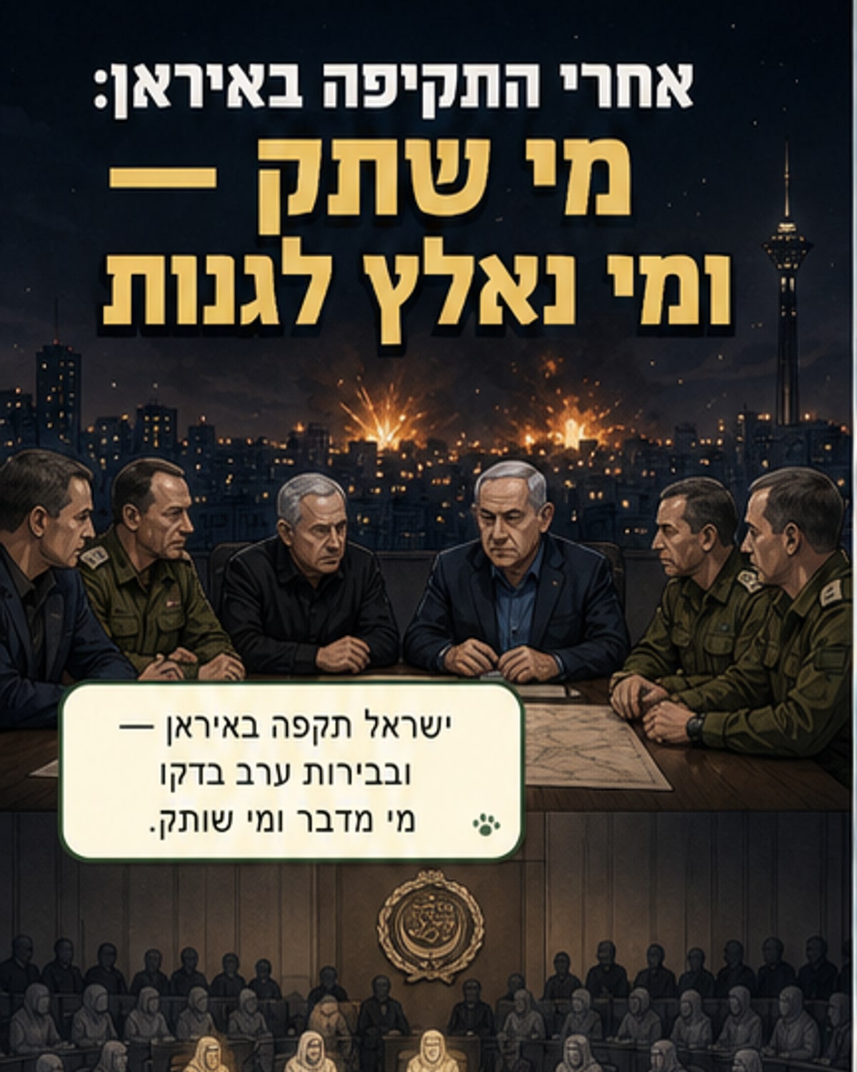 שתיקת ערב 22 המדינות אחרי המתקפה באיראן