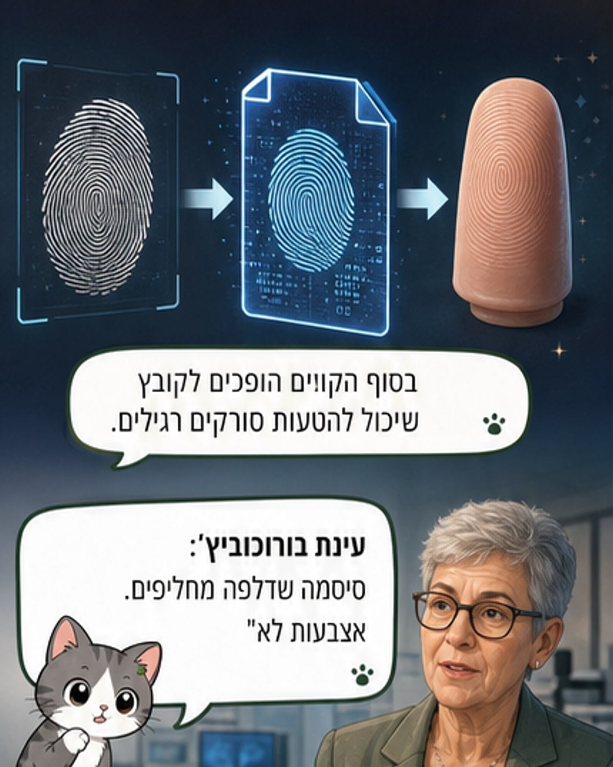 האקרים מעתיקים טביעות אצבע מצלמי סלפי