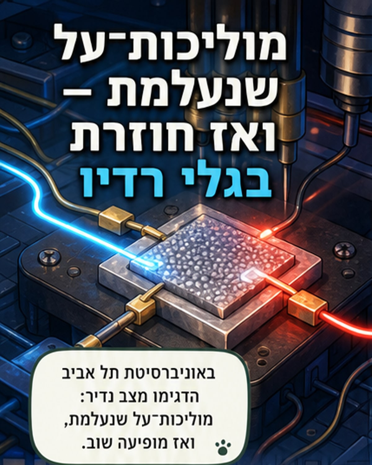 הפריצה הישראלית: מוליכות-על חוזרת עם גלי רדיו