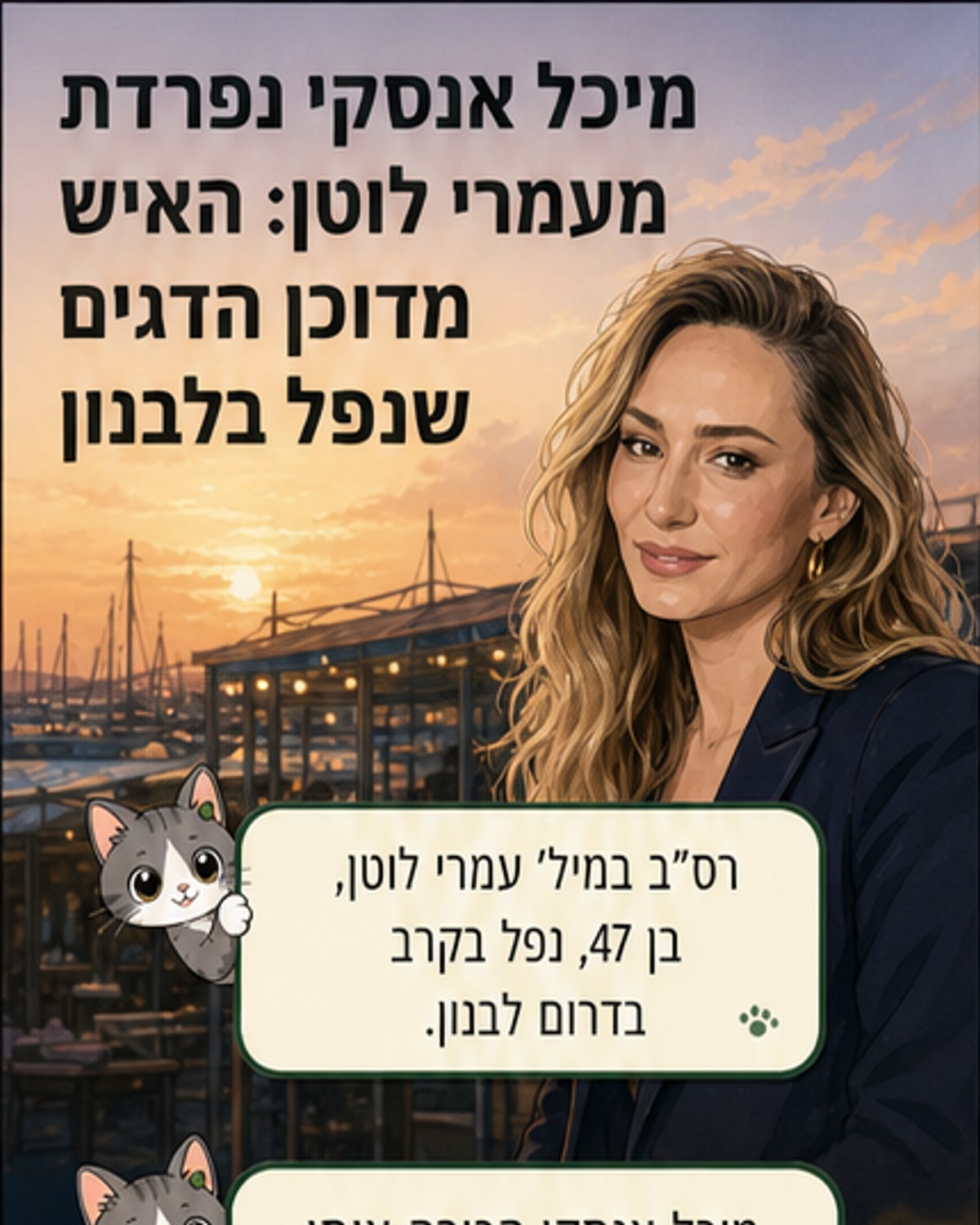 מיכל אנסקי נפרדת מחבר טוב
