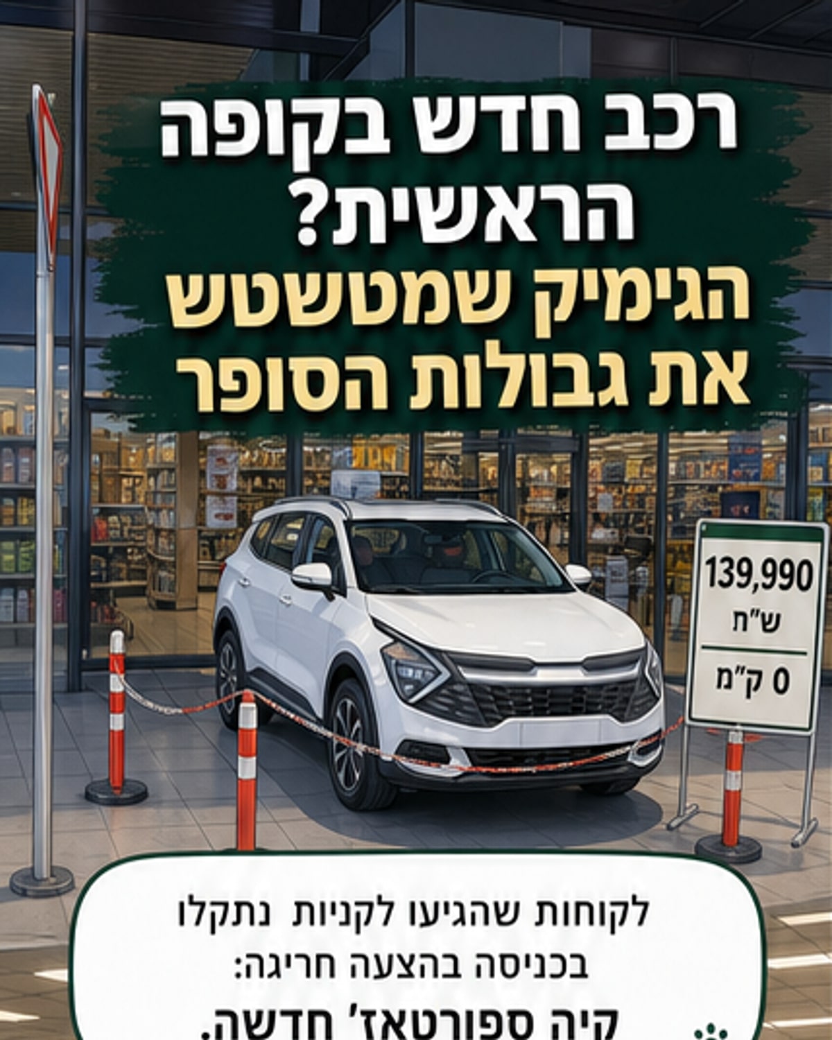 קונה רכב בקופה הראשית?