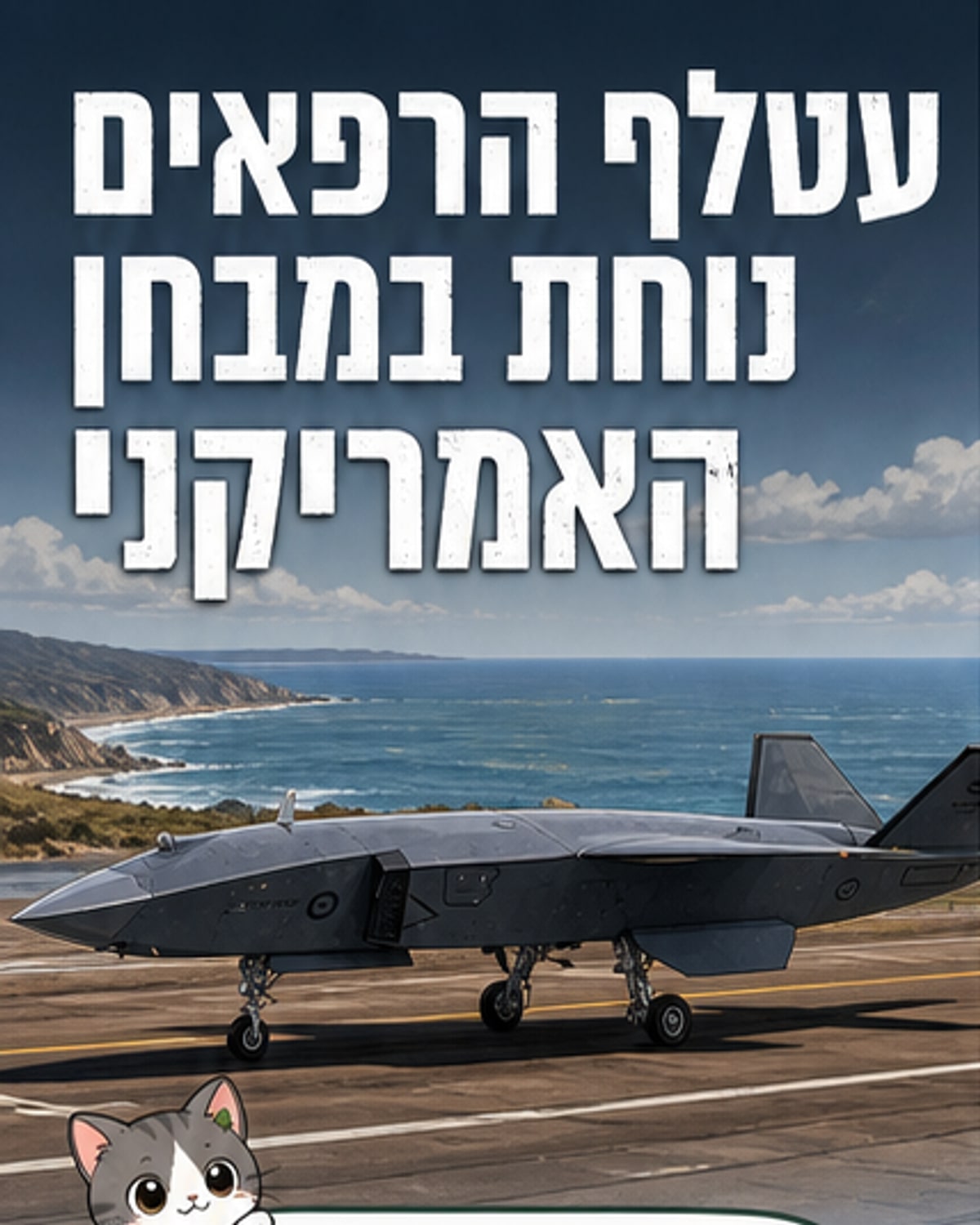 בואינג מטיסה את 'עטלף הרפאים'