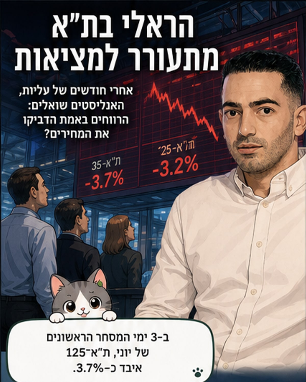 עליות בת"א-125 לא נבעו מרוויחים