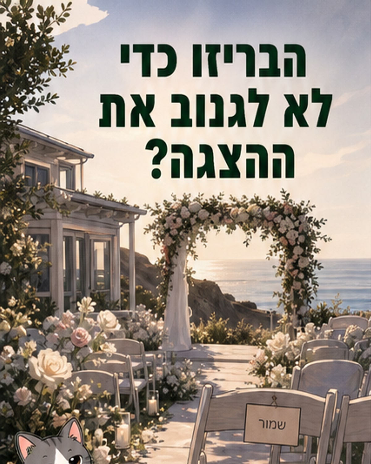 הבריזו מהחתונה: מה הסיבה?