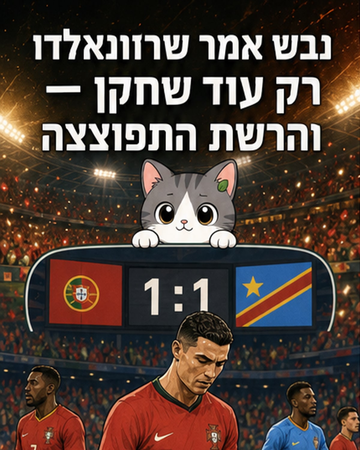 המחלוקת סביב רונאלדו בפתיחת המונדיאל