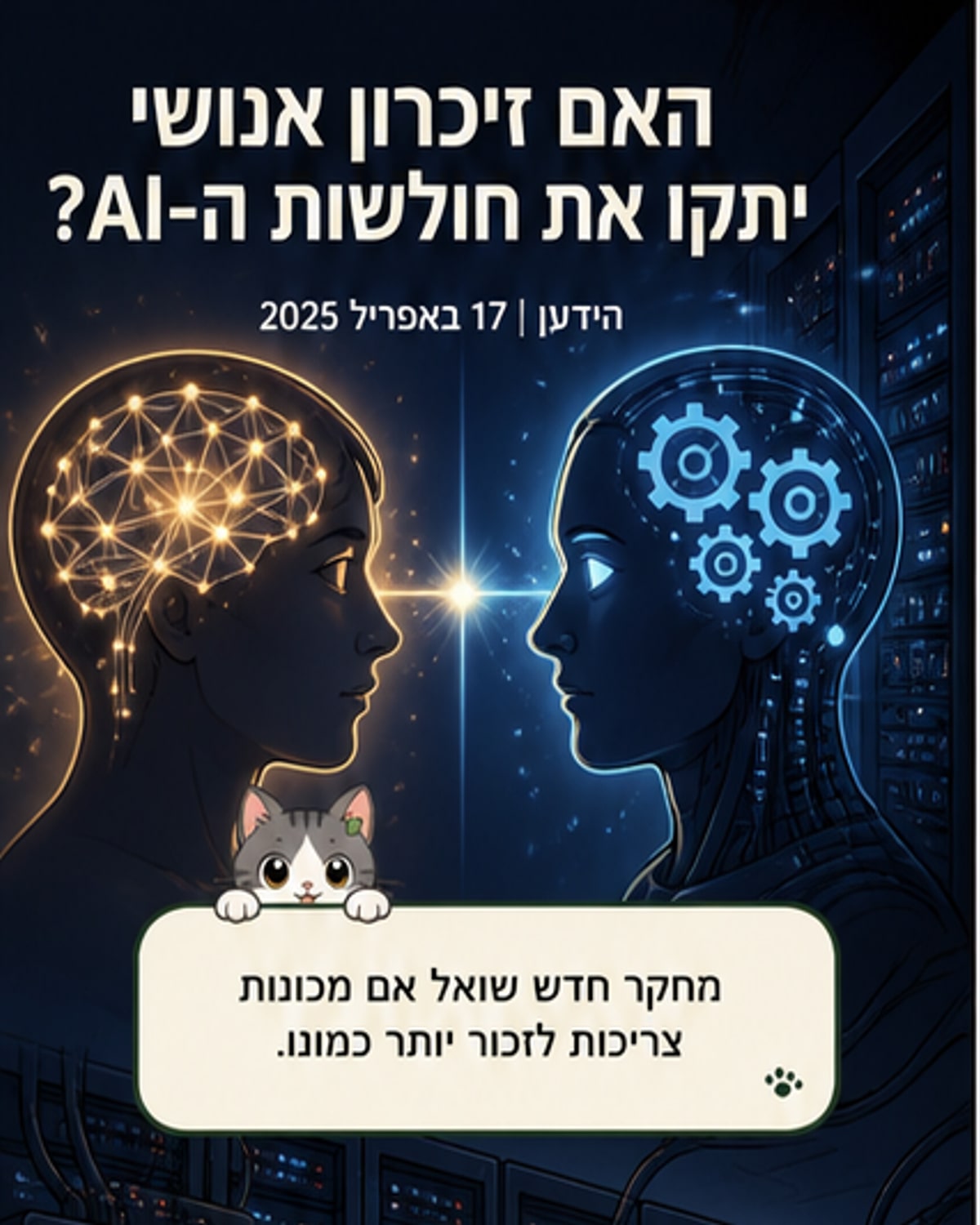 האם בינה מלאכותית יכולה לחשוב כמונו?