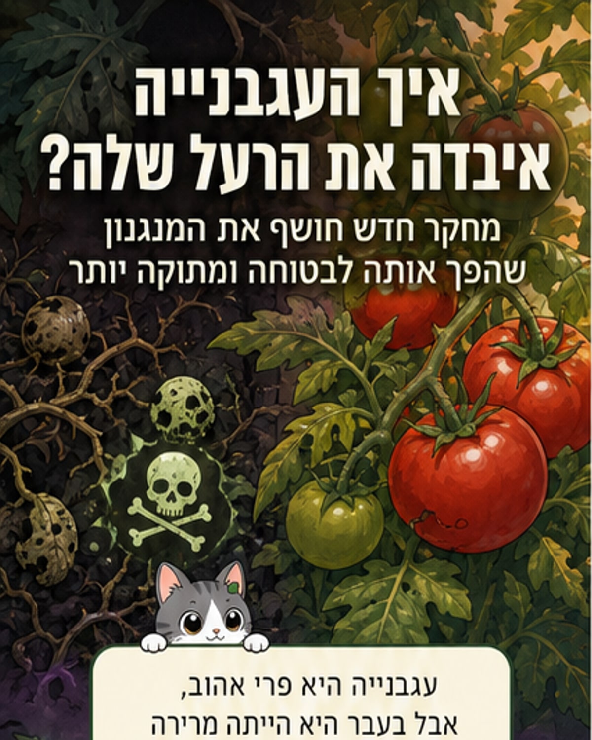 העגבנייה כבר פחות רעילה