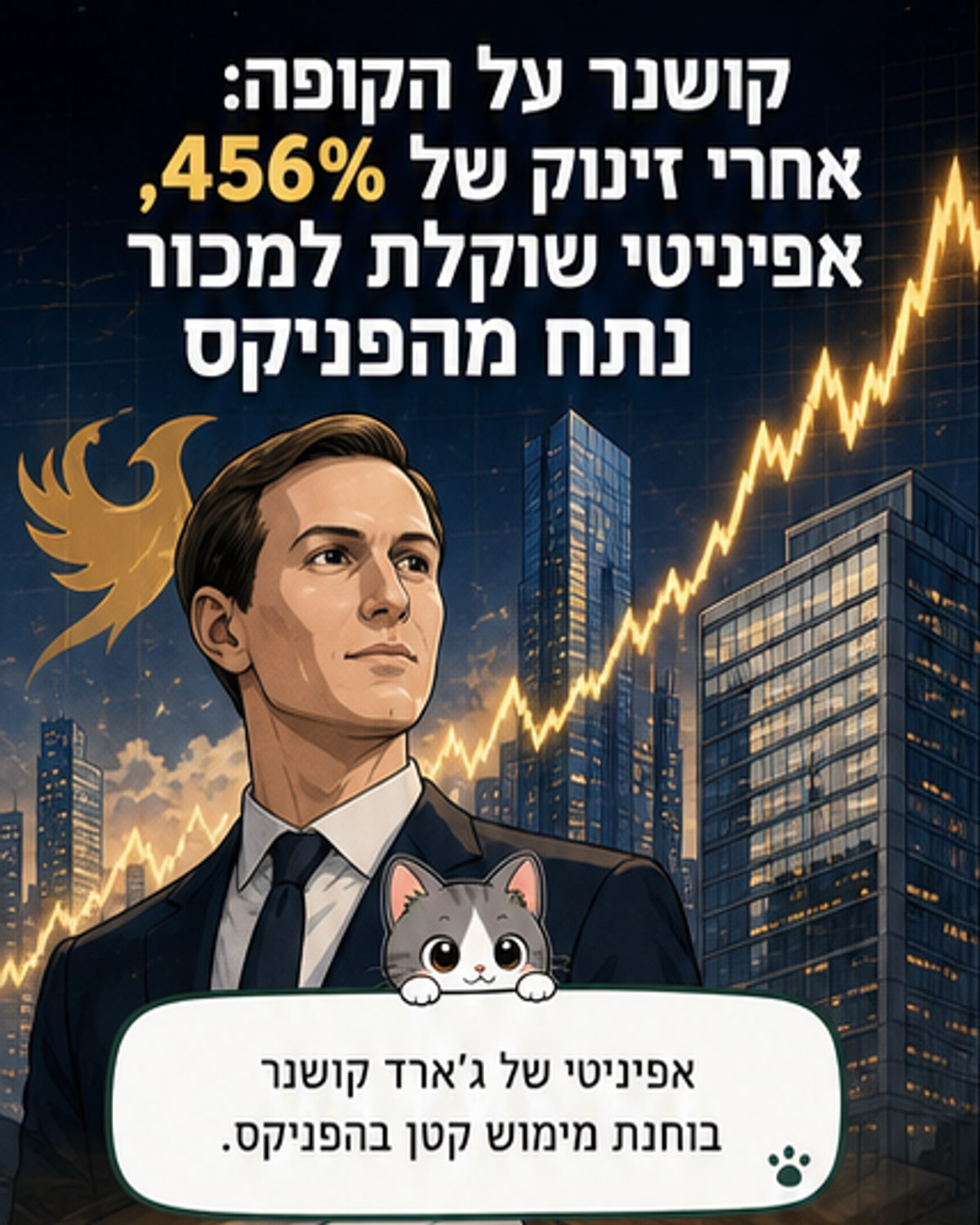 קושנר בוחן מכירת מניות בפניקס